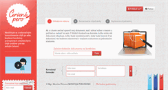 Desktop Screenshot of cervenepero.sk